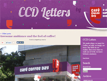 Tablet Screenshot of blog.cafecoffeeday.com